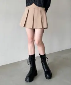 Heather ワイドプリーツミニスカートのサムネイル