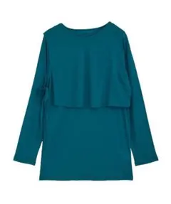 AMERI VINTAGe LAYERED LIKE LOOSE TOP ブルーのサムネイル