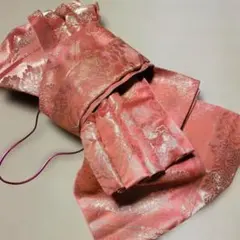 作り帯　落ち着いたオレンジと金色のサムネイル