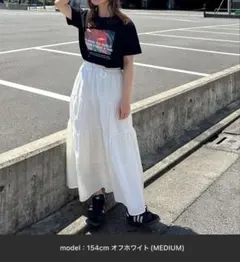 feepur ドロストナイロンティアードスカートのサムネイル