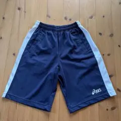 asics アシックス ハーフパンツ ショートパンツ ネイビー