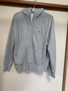 LACOSTE ジップアップパーカー グレー
