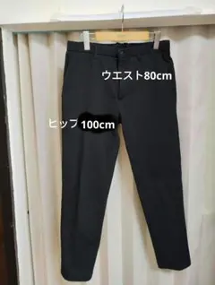 ユニクロ　レディースパンツ ゴムウエスト　L ブラック