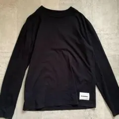 ジルサンダー JIL SANDER ロングTシャツ ロンT 長袖 黒 XL
