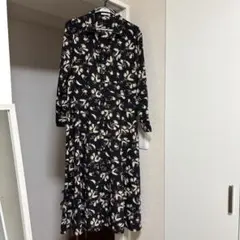 AuieF 花柄シャツワンピース サイズ38
