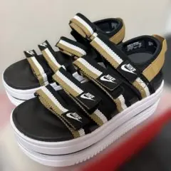 NIKE ナイキ 23cm スポーツサンダル ブラック・ベージュ