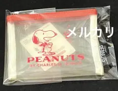 PEANUTSメッシュミニポーチ　アイボリー.のサムネイル