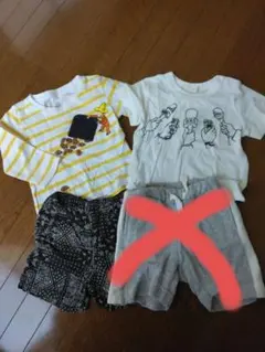 グラニフブランシェスbRoom服セット（Tシャツ・パンツ）90