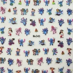 ネイルシール スティッチ エンジェル ディズニー キャラクター