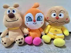 アンパンマンぬいぐるみ 【チーズ♡ドキンちゃん♡カレーパンマン】3セット