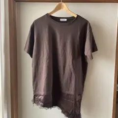 レプシィム　サテンレースドッキングTシャツ