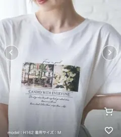 ロゴフォトプリントTシャツ　Mのサムネイル