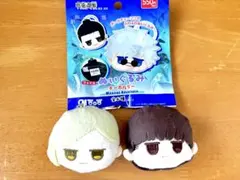 呪術廻戦 懐玉・玉折 フェイスぬいぐるみキーホルダー 七海・灰原セット