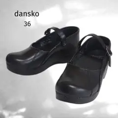 美品dansko ダンスコ マルセル メリージェーン ストラップシューズ サボ黒 美品dansko ダンスコ マルセル メリージェーン ストラップシューズ