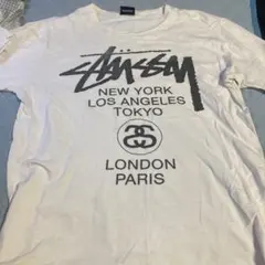 STUSSY ワールドツアー Tシャツ ホワイト Sのサムネイル