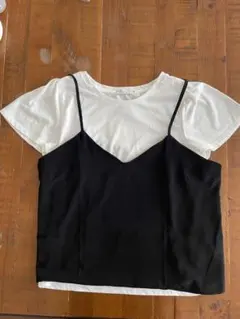 アースミュージックアンドエコロジー　キャミソール付きTシャツ