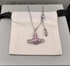 Vivienne Westwood ピンク リボンオーブ ネックレス - メルカリ