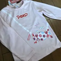 Peko キッズ 長袖カットソー ピンク　120 新品