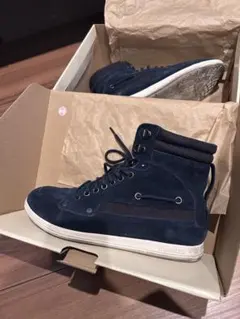 DIESEL ネイビー ハイカットスニーカー US10