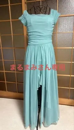 FLICKA×SHIPS プリーツワンピース ドレス グリーン 結婚式 日本製 