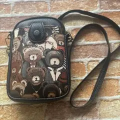 クマデザイン ショルダーバッグ