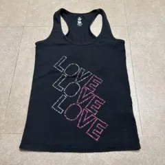 Zumba wear スポーツウェア　タンクトップ　ヨガ　黒　レディース　Mのサムネイル
