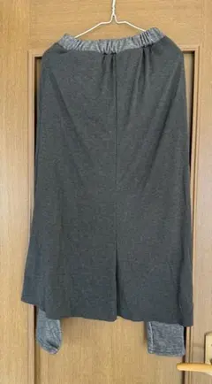 重ね着風レギンス極暖　裏起毛