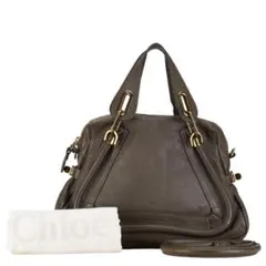 ◇極美品/2way/大容量◇Chloe パラティ トートバッグ アイボリー 