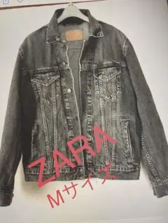 ZARA ブラックデニムジャケット Mサイズ