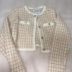 dazzlin ツイードライクショートニットジャケットのサムネイル