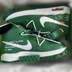 Off-White Nike Air Force 1 Midパイングリーン
