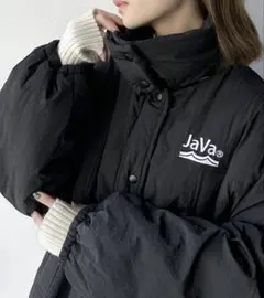 JaVaジャバ 別注2way スタンドカラー サイドスリット中綿モンスターコート