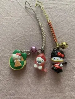 限定　ご当地　ハローキティ ストラップ…チャームセット