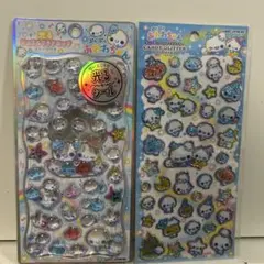 【正規品】あわわちゃん　光るジュエルプチドロップ・キャンディグリッターステッカー