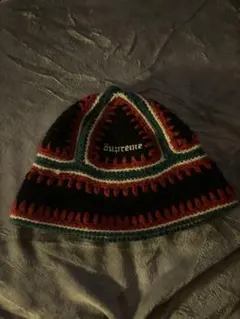 Supreme Crochet Logo Beanie 黒/クロッシェロゴビニー - メルカリ
