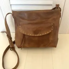 Dakota☆ダコタ シャーロットショルダーバッグ ブラウン レザー 本革 茶