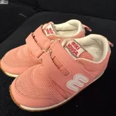 miki HOUSE ピンク スニーカー