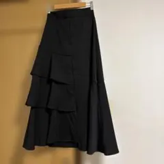 UNITED ARROWS TOKYOブラック ティアード ロングスカート | Mercari