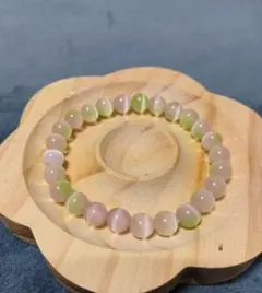 天然石 セレナイト カラフルブレスレット