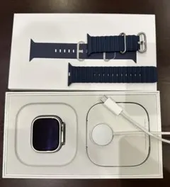 Apple Watch Ultra 2（ナチュラル）+ブルーオーシャンバンド