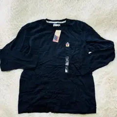 美品 Disney ミッキーマウス 黒 長袖Tシャツ【M】ロゴ 即購入　未使用品