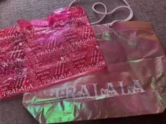TRALALA ビニールバック　ショッパー