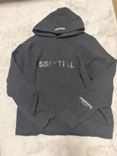 ESSENTIALS スウェット パーカー L ブラック 黒のサムネイル