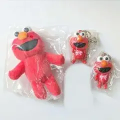 セサミストリート エルモ セット売り ぬいぐるみ キーチェーン