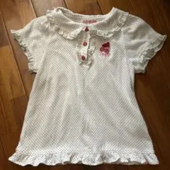 メゾピアノ120㎝ 半袖襟付きＴシャツ