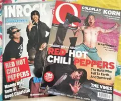 レッチリ表紙✴︎音楽雑誌 INROCK & Q Magazine 2冊セット