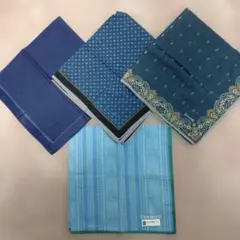 メンズブランドハンカチ　4枚セット