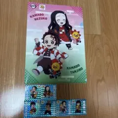 鬼滅の刃 竈門炭治郎 禰豆子 クリアファイルステッカーセット コジマの決戦セール