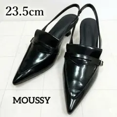 美品 MOUSSY マウジー POINTED LOAFER パンプス 23.5のサムネイル
