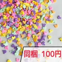 【No.018】樹脂粘土フレーク くま？ねずみ？ 約10g